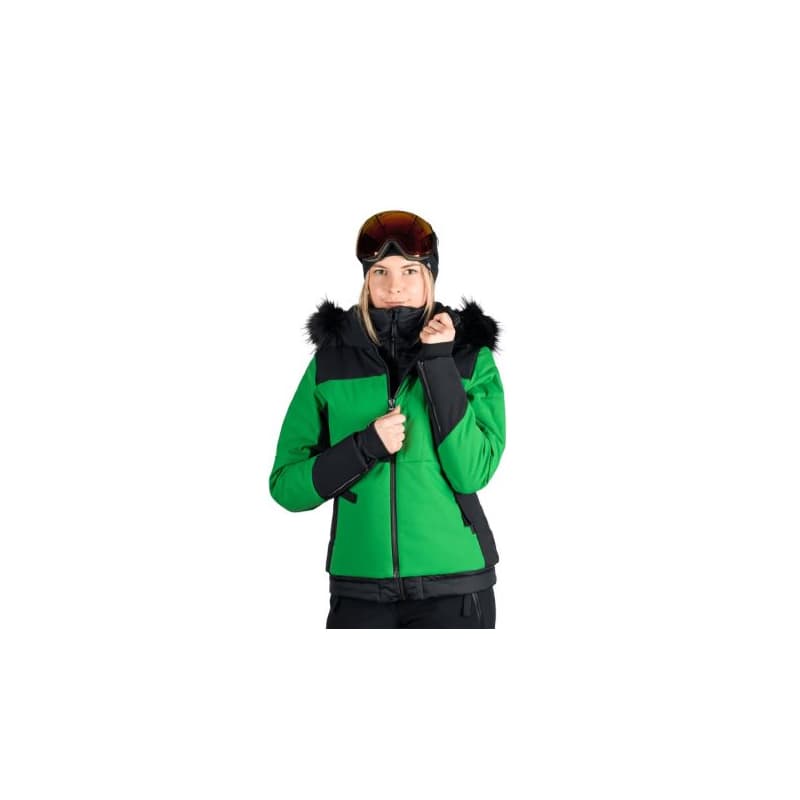 Dámska lyžiarska bunda NORTHFINDER TAYLER-409greenblack 1
