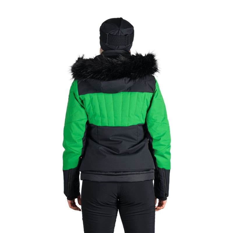 Dámska lyžiarska bunda NORTHFINDER TAYLER-409greenblack 5