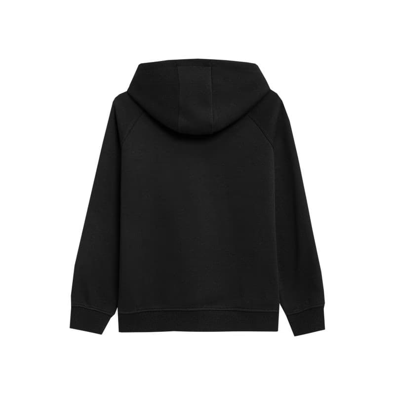 Dievčenská mikina s kapucňou 4F JUNIOR SWEATSHIRT F217-20S-DEEP BLACK 3
