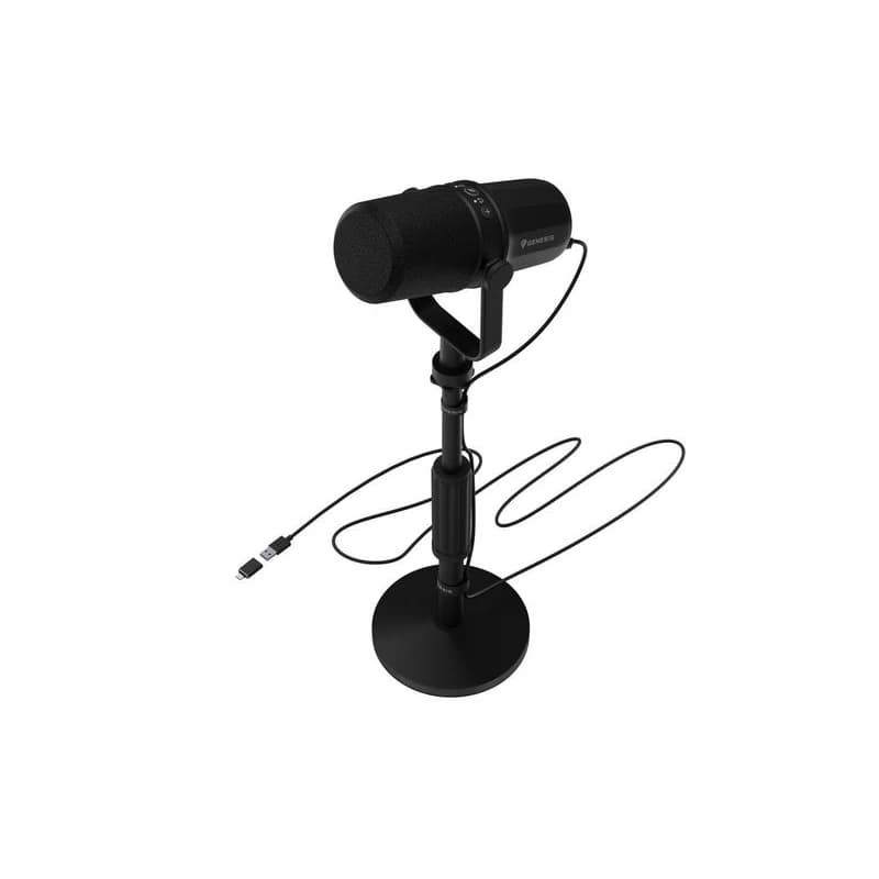 Streamovací mikrofón Genesis RADIUM 750D, USB/XLR, stojan 3