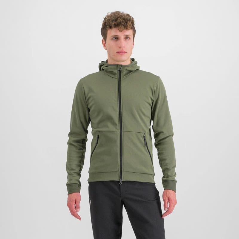 Pánska cyklistická bunda s kapucňou SPORTFUL Metro softshell, beetle 2