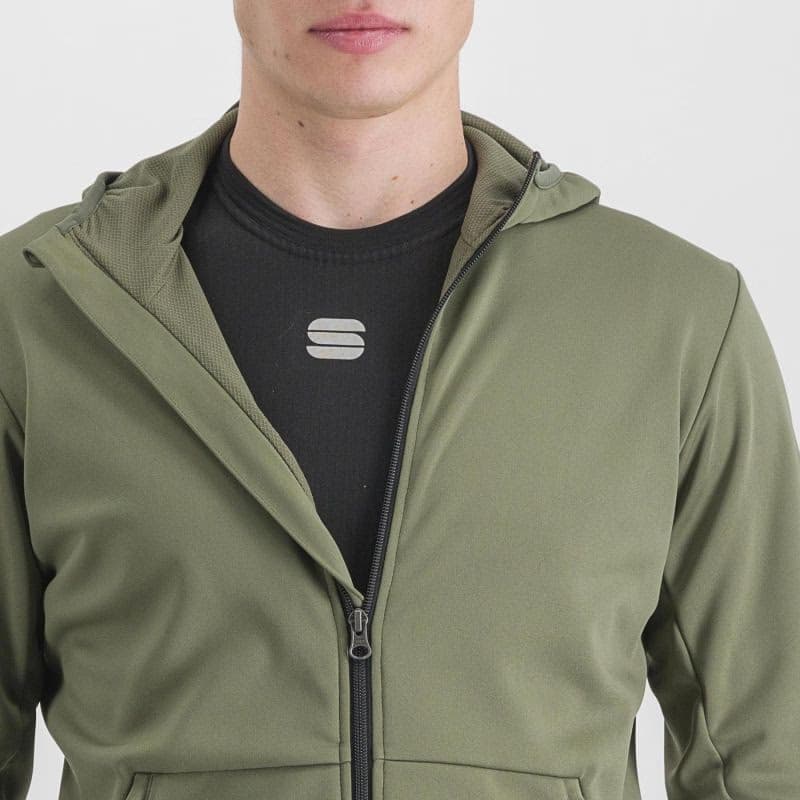 Pánska cyklistická bunda s kapucňou SPORTFUL Metro softshell, beetle 6