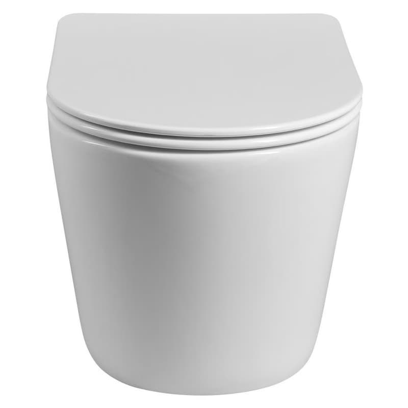 SAPHO - PACO závesná WC misa, Rimless, 36x53cm, biela PZ1012WR 3