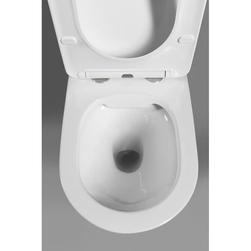 SAPHO - PACO závesná WC misa, Rimless, 36x53cm, biela PZ1012WR 4