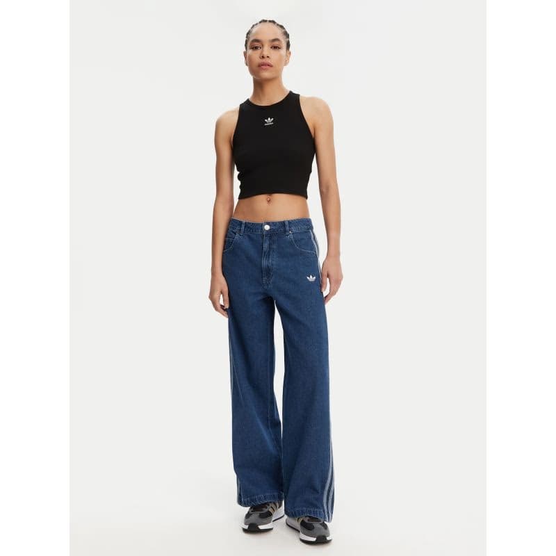Dámske tielko ADIDAS ORIGINALS ESS RIB TANK-BLACK 3