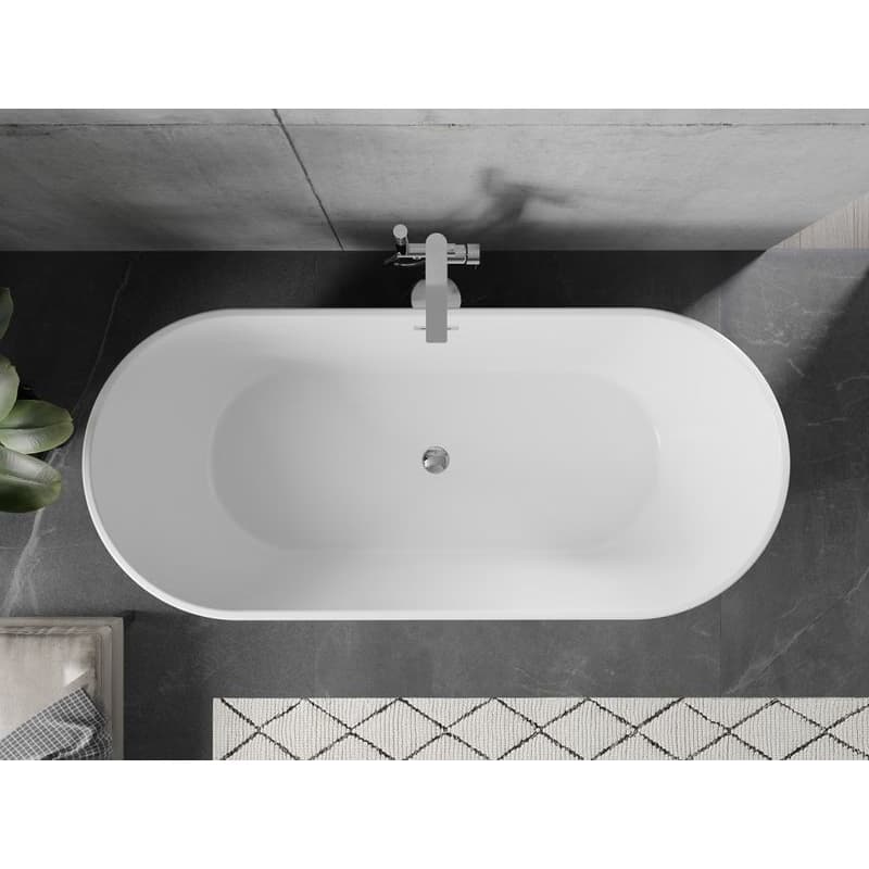 MEXEN - Flavia volněstojící vaňa 170x80 cm biela / čierna 54031708075 4