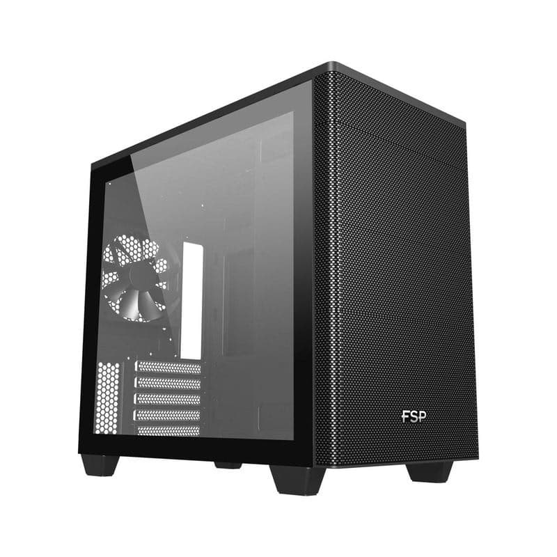 FSP CST360B/Micro Tower/Transpar./Čierna 1