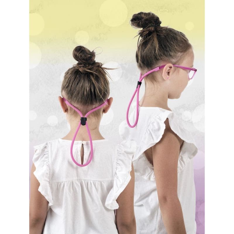 Šnúrka na okuliare CENTROSTYLE Silicon cord stopper L - pink 3