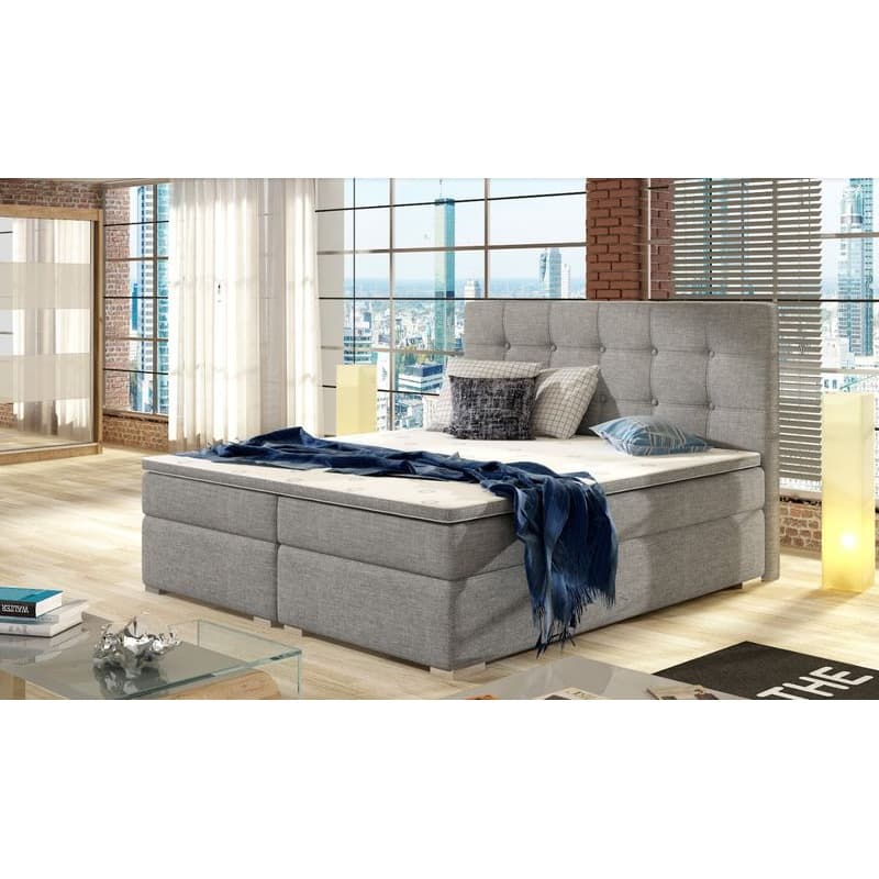 ArtElta Manželská posteľ INEZ Boxspring | 180 x 200 cm Farba: Sawana 05 2