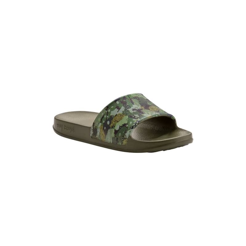Detské šlapky (plážová obuv) COQUI Tora army green camo