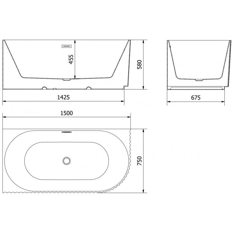 Mexen Gia 150 x 75 cm 52701507501L-97 3