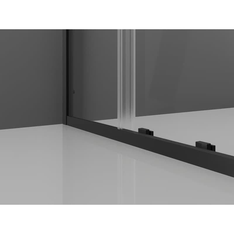 MEXEN/S - Exo sprchovací kút, posuvné dvere 90 x 100, transparent, čierna 8151-090-100-70-00 6