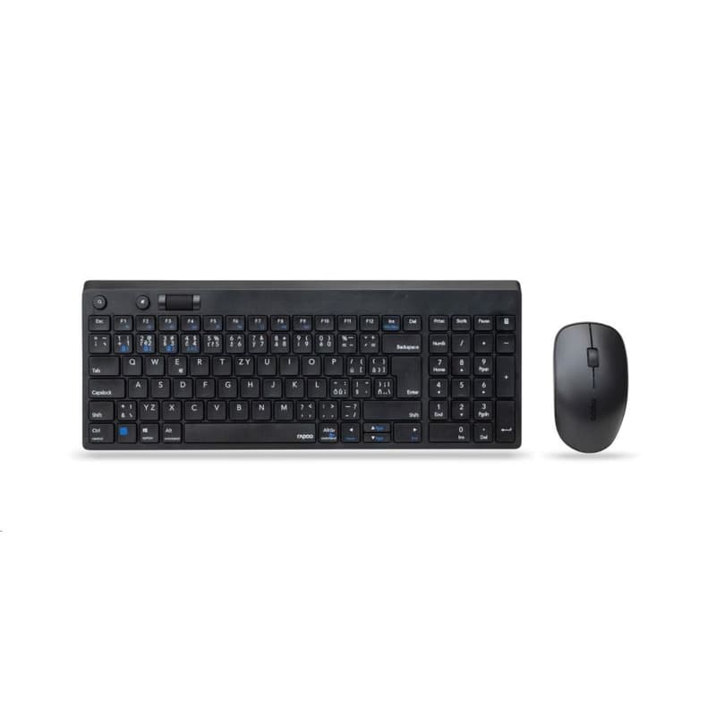 RAPOO set klávesnica a myš 8050T Multi-mode Wireless Desktop Combo Set 1
