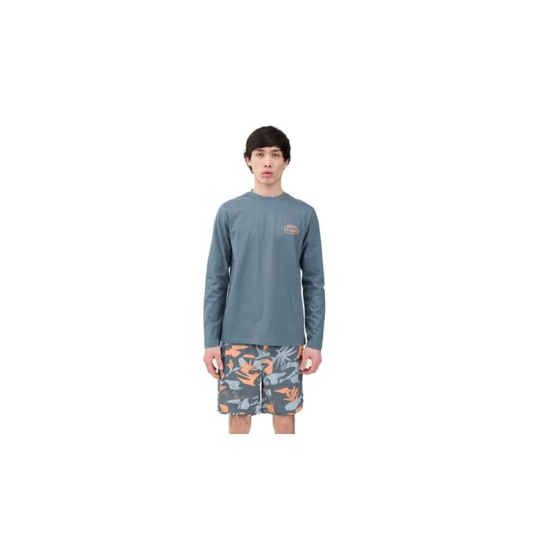 Pánske tričko s dlhým rukávom 4F LONGSLEEVE-4FWSS24TLONM246-22S-ANTHRACITE