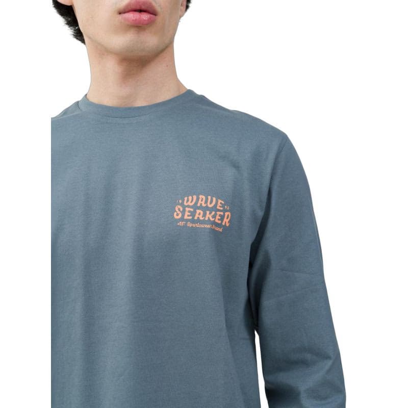 Pánske tričko s dlhým rukávom 4F LONGSLEEVE-4FWSS24TLONM246-22S-ANTHRACITE 2