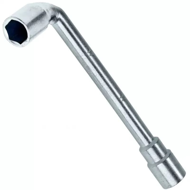 Kľúč, nástrčný zahnutý, dvojhlavý, 17 mm, Drel 1
