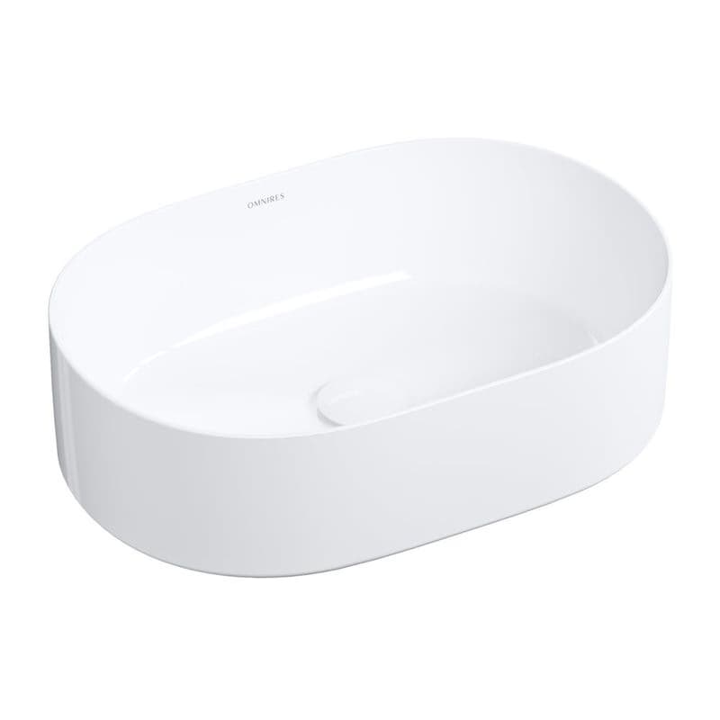 OMNIRES - MESA umývadlo na dosku, 46 x 31 cm biela lesk /BP/ MESA460BP 1