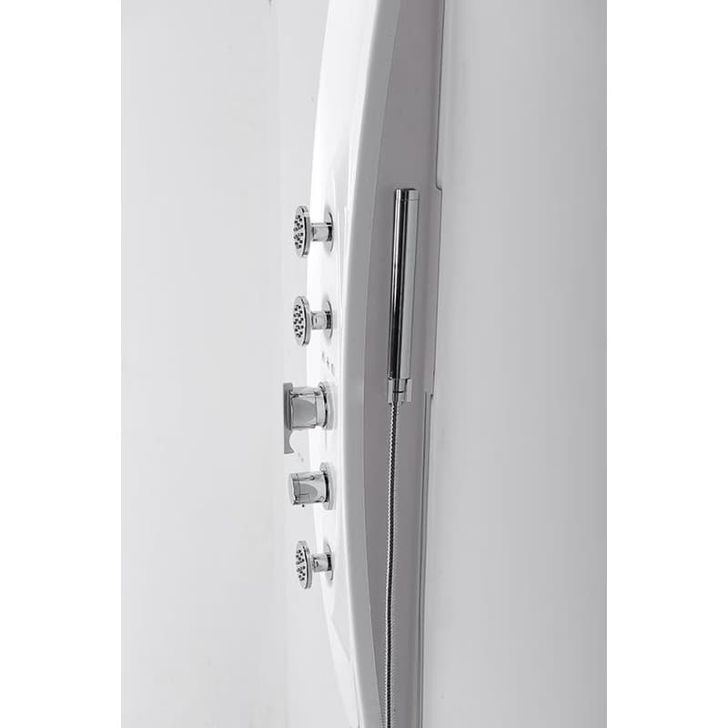 POLYSAN - MOLA sprchový panel s termostatickou batériou 210x1300, bielá 80365 2