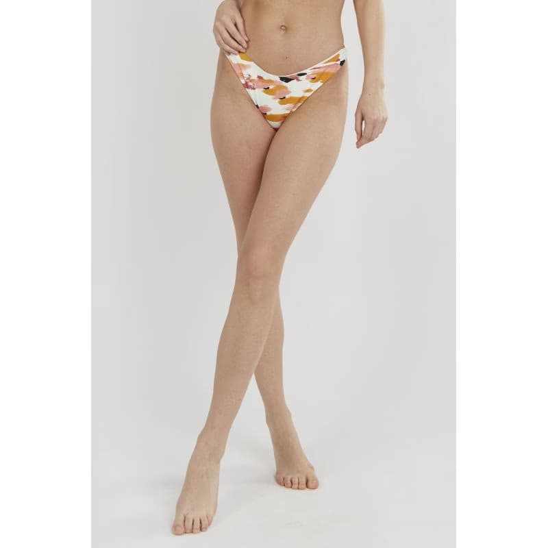 Dámske plavky spodný diel FUNDANGO Madison High Cut Bottoms-631-gilded beige 2