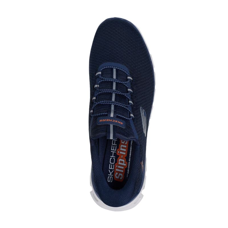 Pánska rekreačná obuv SKECHERS Glide Step Noxus Slip-Ins M navy white 4