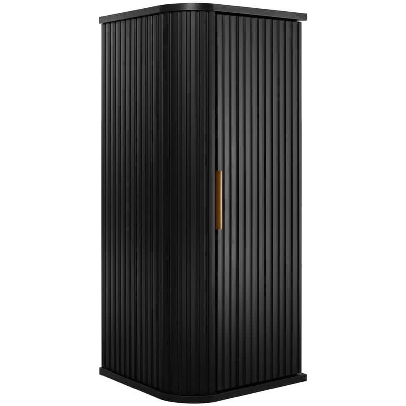 Elvisia Závesná skrinka do kúpeľne ELEGANCE Black 5