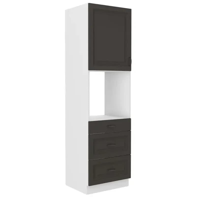 Kuchynská skrinka STILO grafit mat/biela 60dps-210 3s 1f