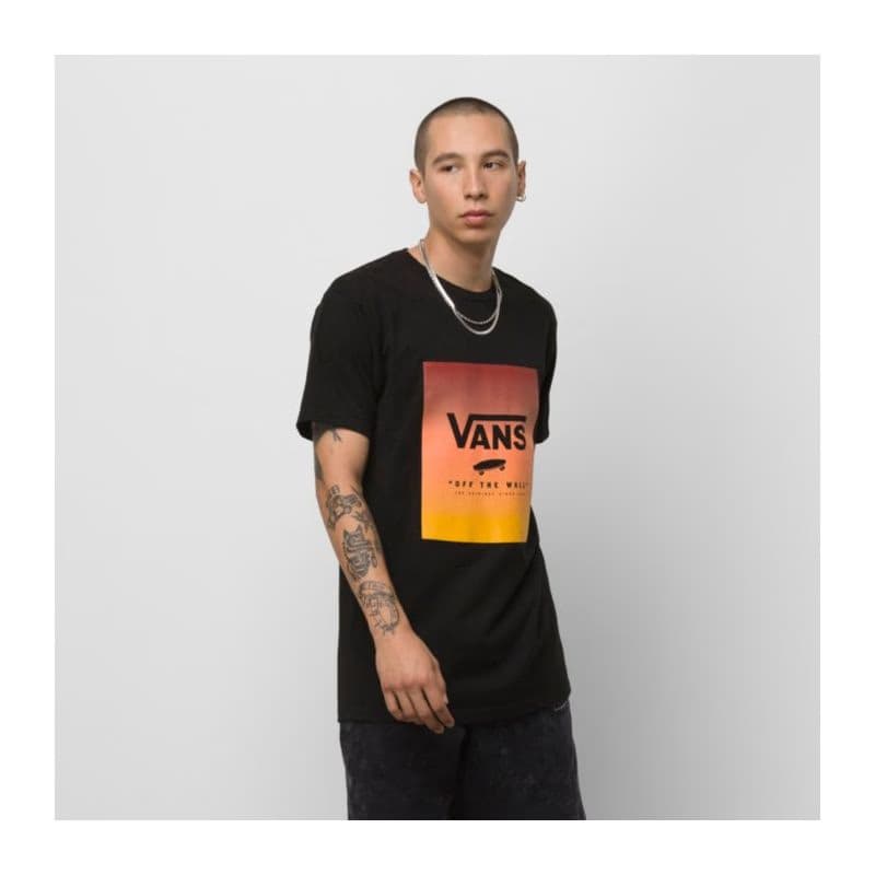 Pánske tričko s krátkym rukávom VANS MN CLASSIC PRINT BOX Black 2