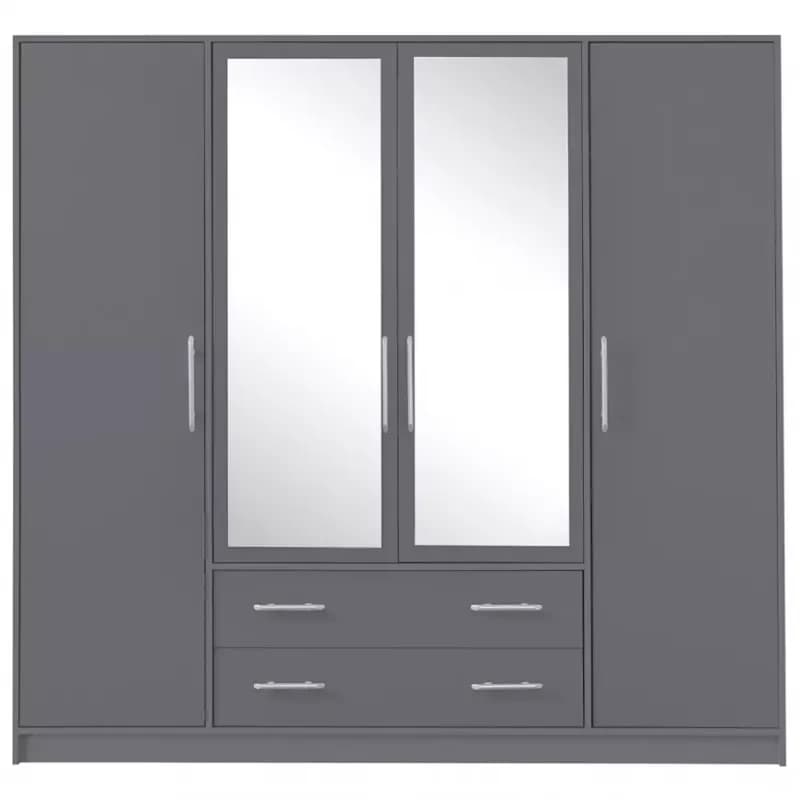 Skriňa Smart Srl1 4dl Grafit 1