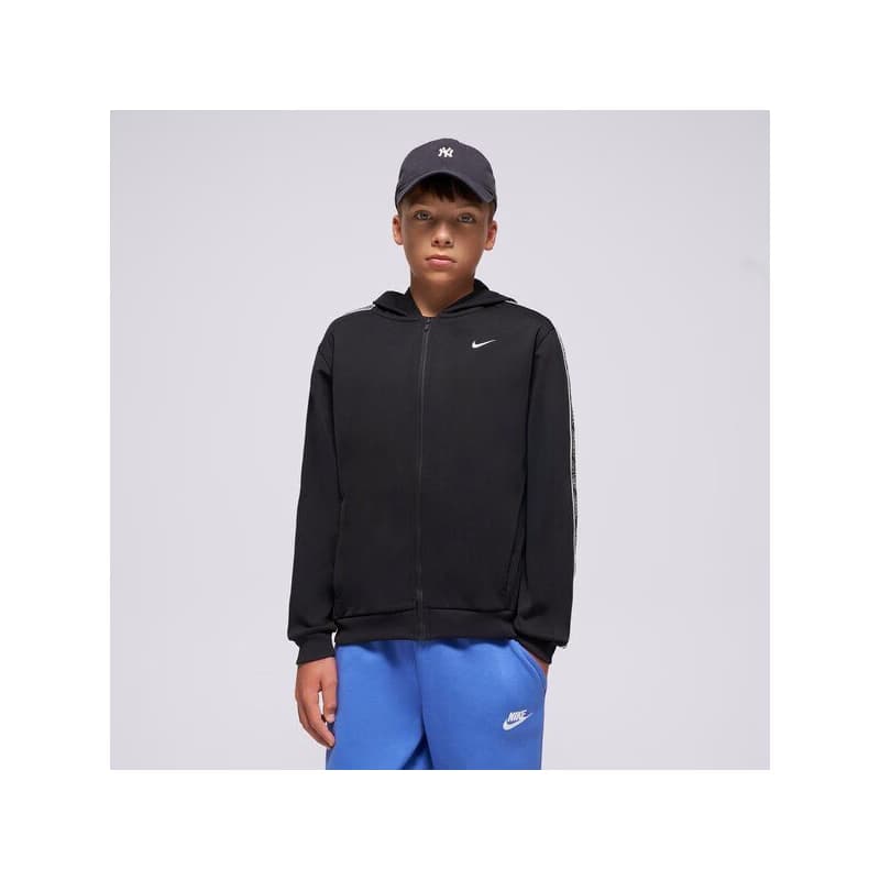 Nike S Kapucňou K Nsw Df Club+ Poly Fz Hdy Boy Čierna EUR 137-147