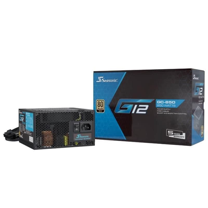 SEASONIC zdroj 850W G12-GC, 80+ Gold, 120mm 1