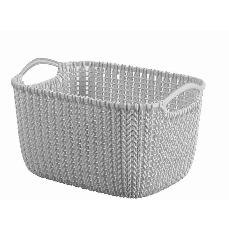 CURVER Košík KNIT 8l | sivá
