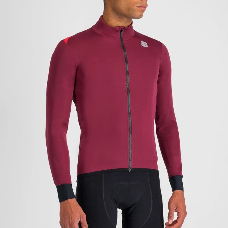 Pánska cyklistická bunda SPORTFUL Fiandre light no rain jacket, red wine 4