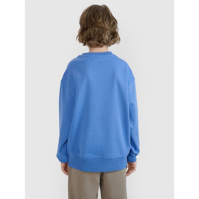 Chlapčenská mikina 4F JUNIOR SWEATSHIRT-JWSS25TSWSM1713-34S-BLUE 3