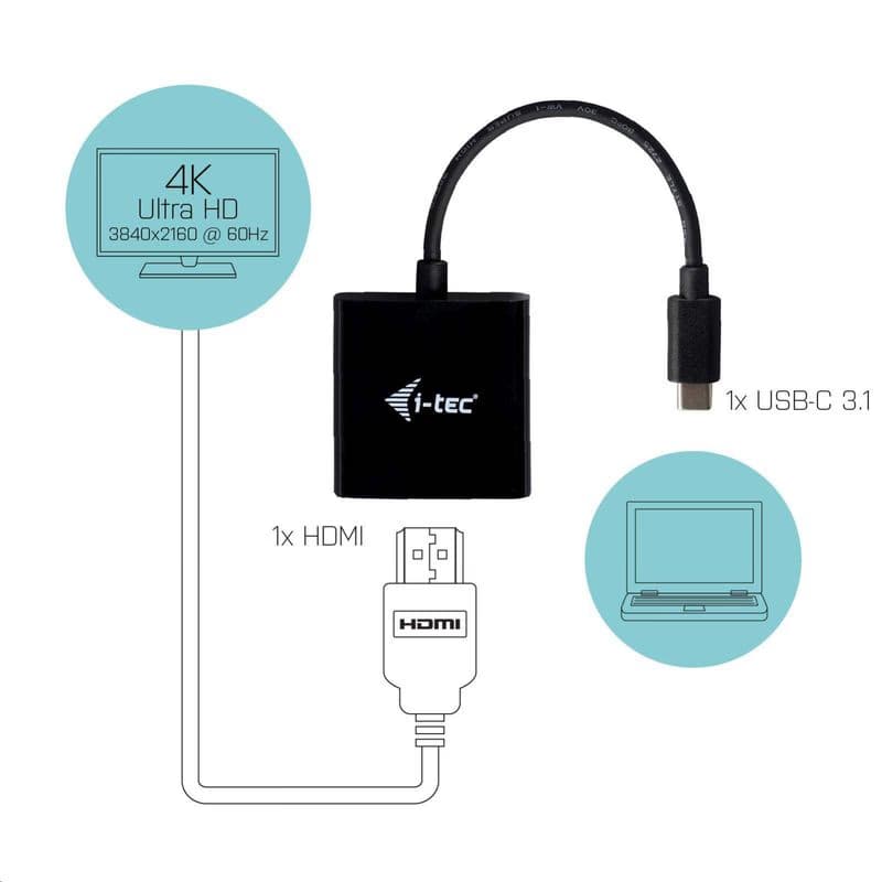 i-tec USB-C HDMI adaptér 4K/60 Hz 2