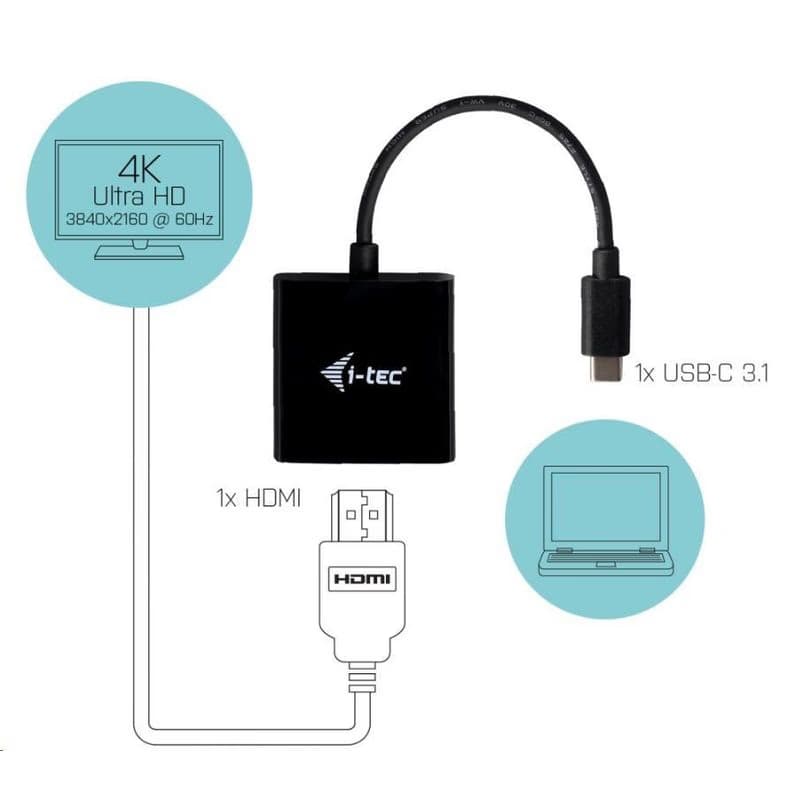 i-tec USB-C HDMI adaptér 4K/60 Hz 3