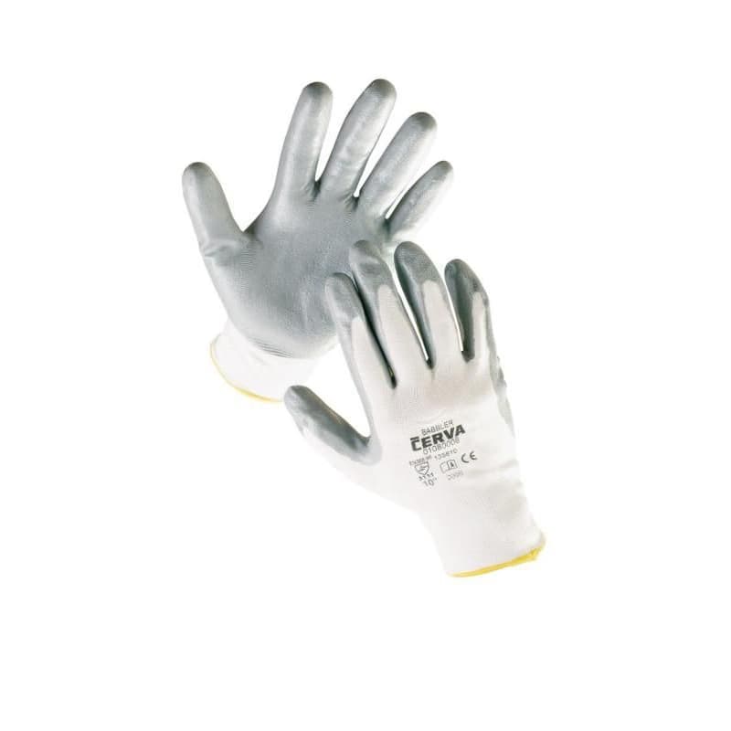 BABBLER VAM rukavice nylon. nitril. dlaň 9 2