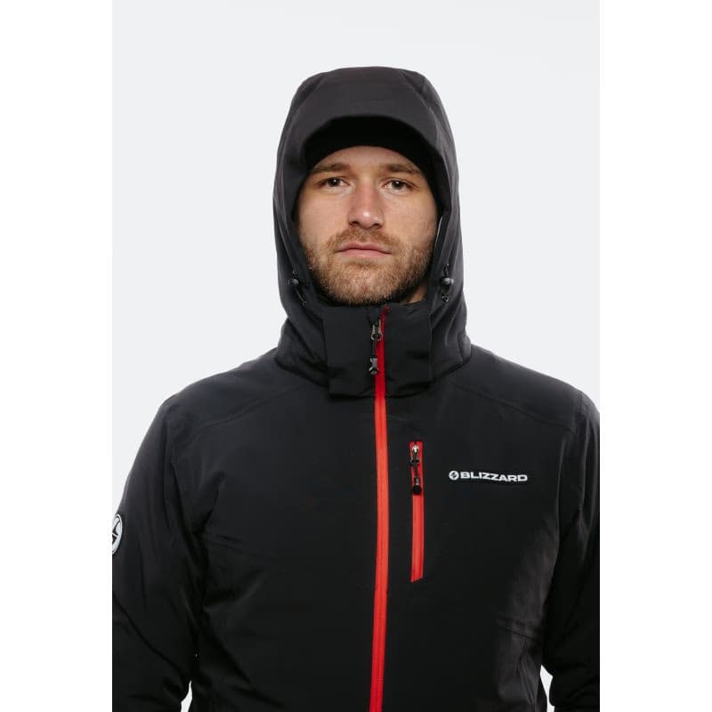 Pánska lyžiarska bunda s kapucňou BLIZZARD Ski Jacket Berwang, black 3