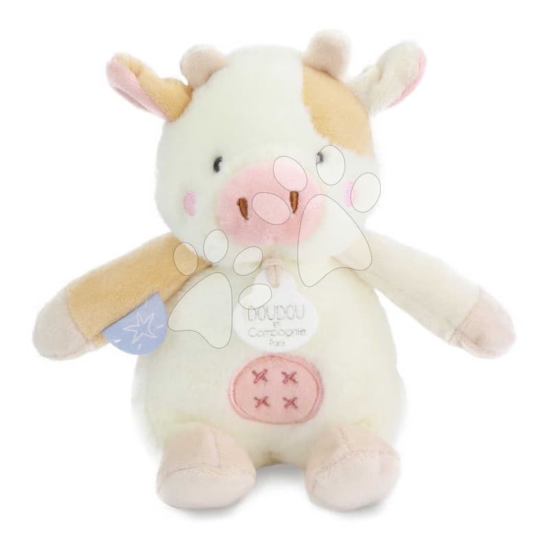 Plyšové zvieratko so zvukom The Farm Doudou with Sound Box Doudou et Compagnie v darčekovom balení rôzne druhy 17 cm od 0 mes