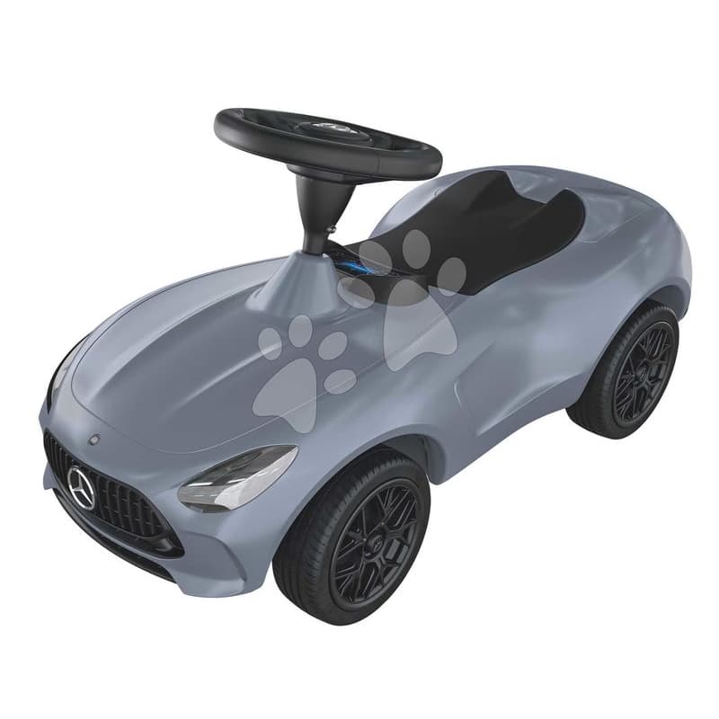 Odrážadlo auto Bobby AMG GT BIG so zvukom a realistickými detailmi z dielne Mercedes šedé od 18 mes