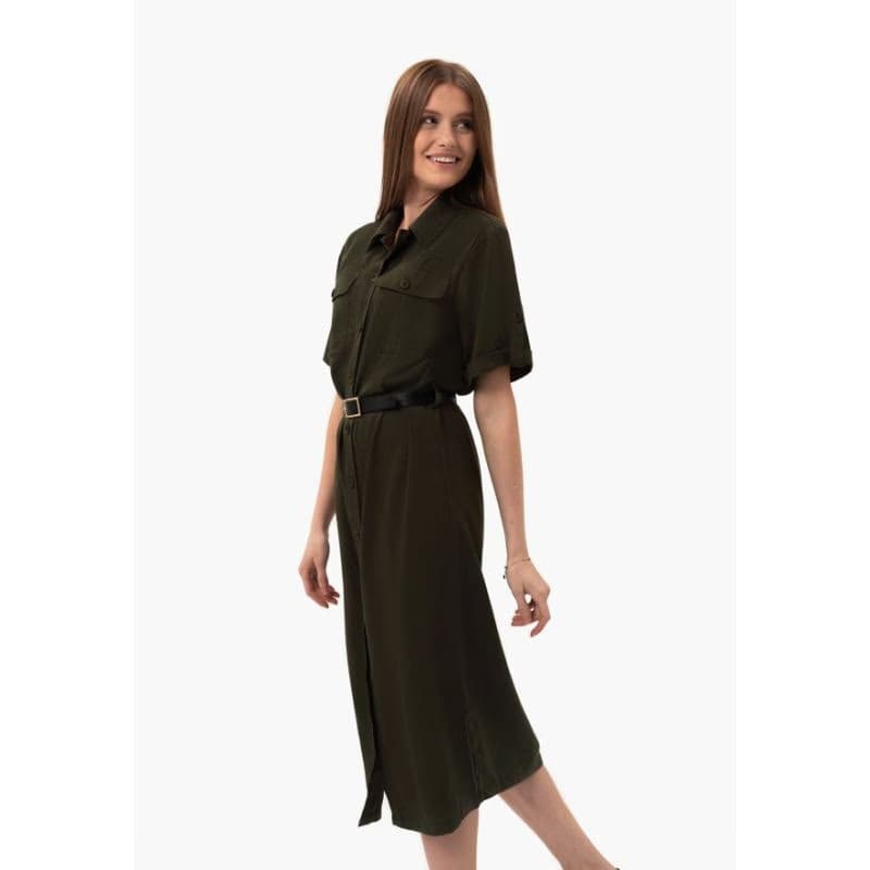 Dámske šaty VOLCANO HANA-302-KHAKI 2