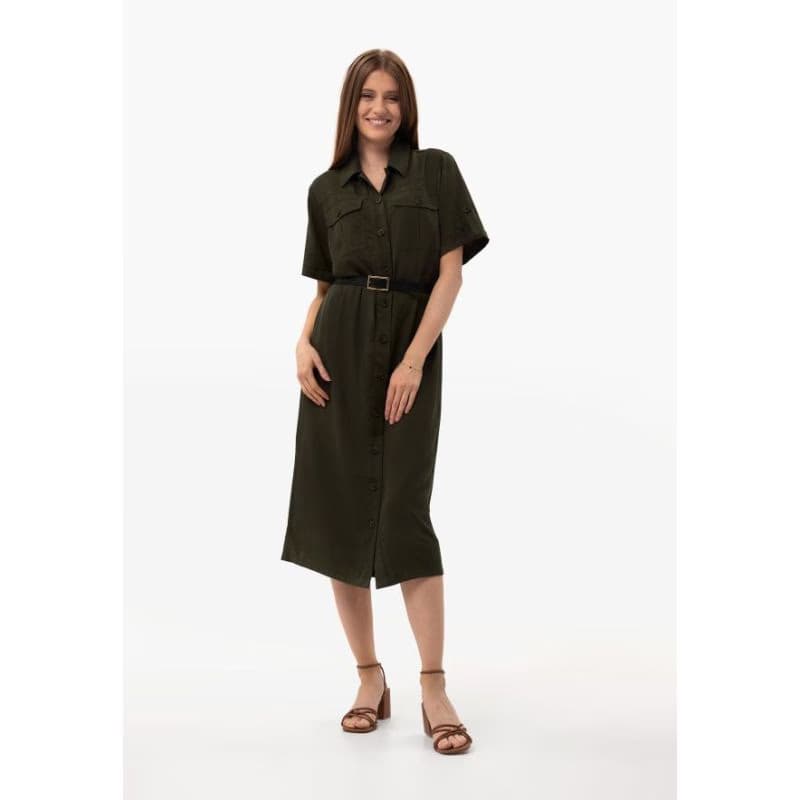 Dámske šaty VOLCANO HANA-302-KHAKI 3