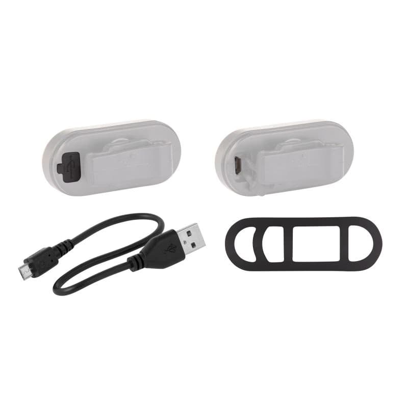 Svetlo na bicykel FORCE ARC 40LM, 30 x LED, USB 2