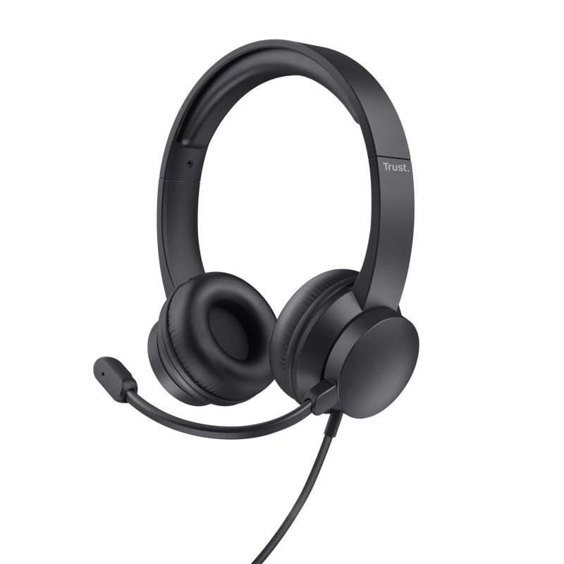 TRUST slúchadlá s mikrofónom Ayda PC headset, USB 1