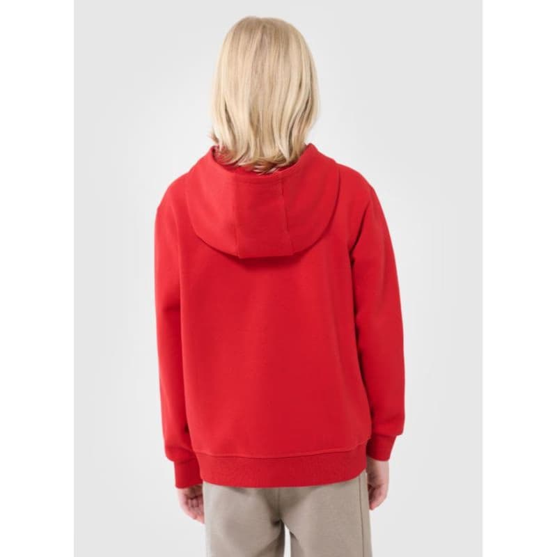 Chlapčenská mikina so zipsom 4F JUNIOR SWEATSHIRT-JWSS25TSWSM1851-62S-RED 3