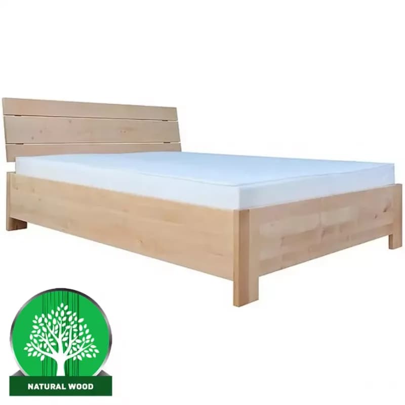 Posteľ drevené  Halden Plus 160x200 prírodná jelša 1