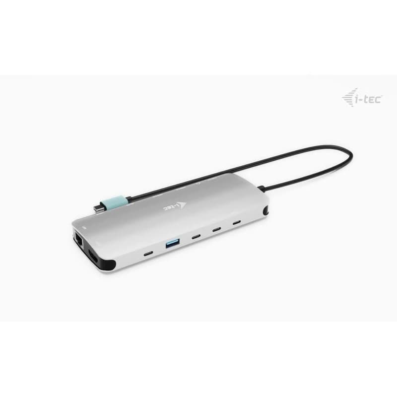i-tec USB-C Metal Nano 3x Display Dock, 2x HDMI 1x USB-C video, Power Delivery 140W 2