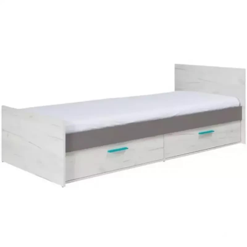 Posteľ Rest R05 dub biely 90/204 1