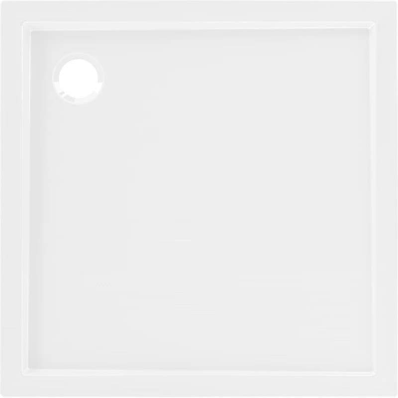 MEXEN - Flow Sprchová vanička štvorcová slim 80 x 80, biela lesk 46S108080 5