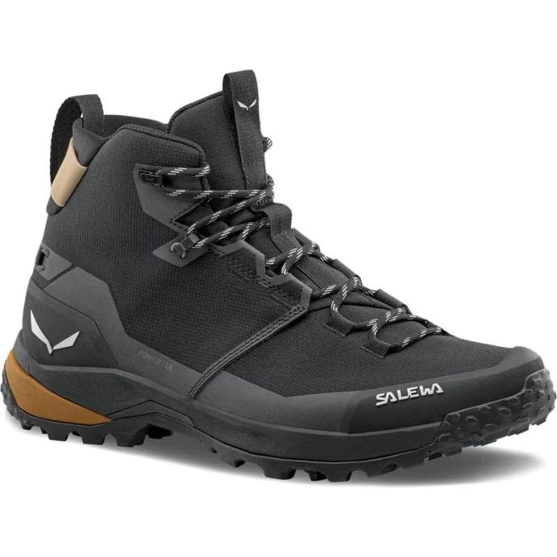Pánska členková turistická obuv SALEWA Puez 2 Mid PTX M black brown 2