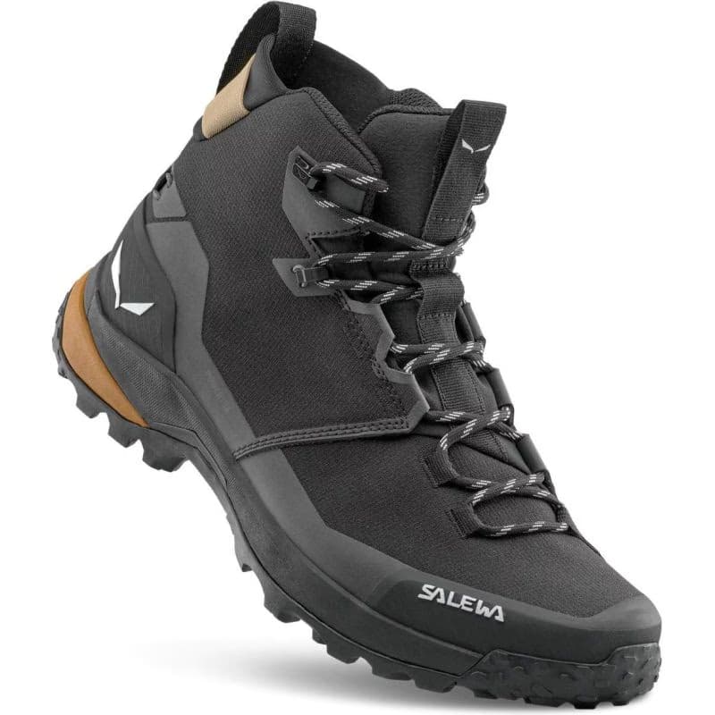 Pánska členková turistická obuv SALEWA Puez 2 Mid PTX M black brown 3